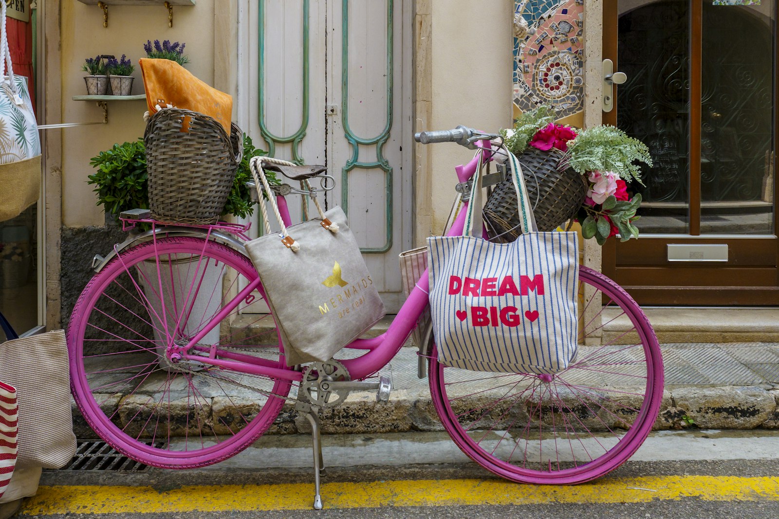Local shop display in Sardinia